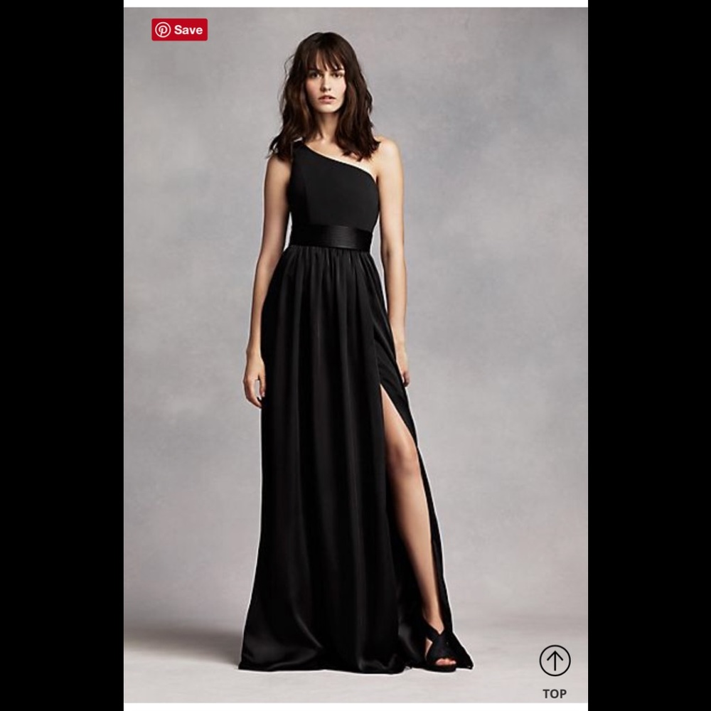 ONE SHOULDER DRESS WITH SATIN SASH NWT SIZE 12